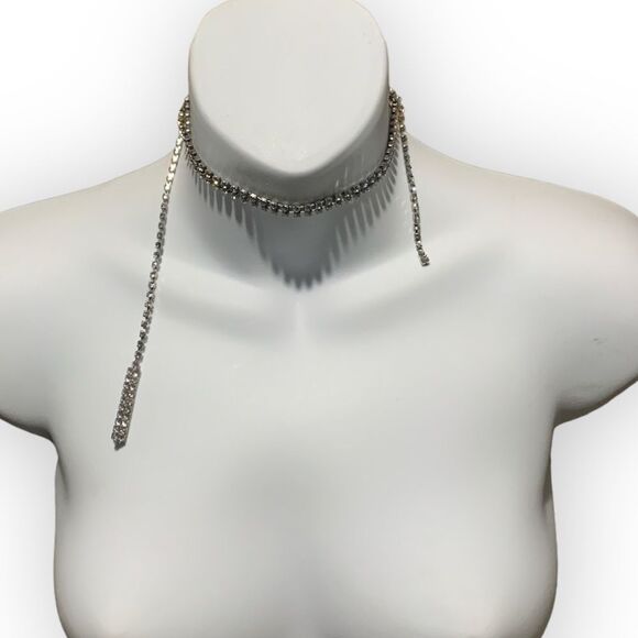 Vintage Rhinestone Wrap Necklace - Picture 7 of 12